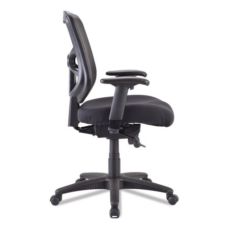 Alera Task Chair, Mesh, 18-3/4" to 22-3/8" Height, Padded Arms, Black ALEEL42BME10B